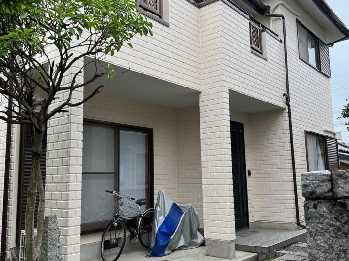 愛媛県新居浜市 K 様邸　屋根塗装・外壁塗装工事 施行事例