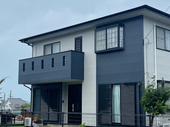 愛媛県新居浜市 M 様邸　屋根塗装・外壁塗装工事 施行事例