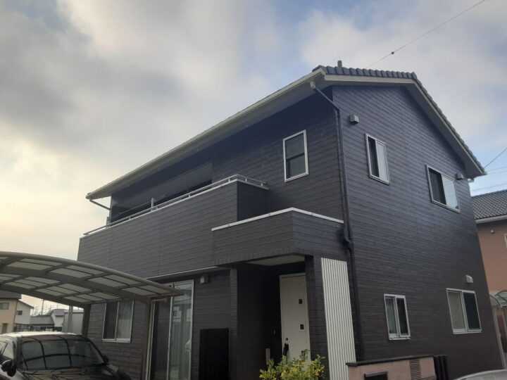 愛媛県西条市 K 様邸 外壁塗装工事 施行事例