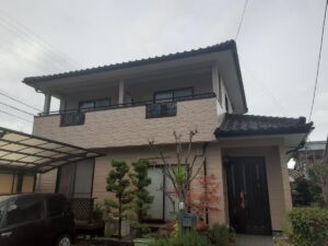 愛媛県西条市 K 様邸 外壁塗装工事 施行事例