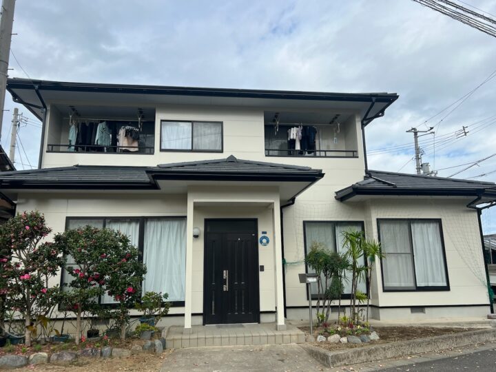 愛媛県新居浜市 K 様邸　外壁塗装工事 施行事例