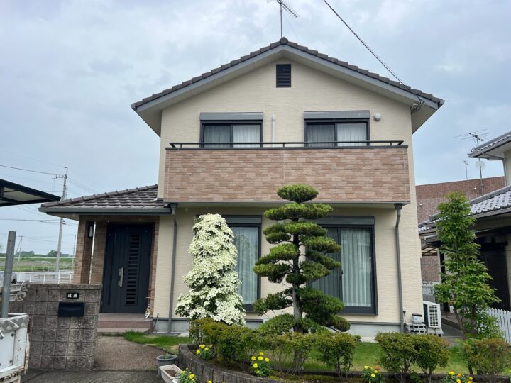 愛媛県西条市K様邸　外壁塗装工事 施工事例