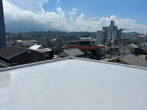 愛媛県新居浜市T様邸　屋上防水工事 施工事例
